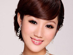 DIY详细教学全过程 短发韩式新娘发型步骤