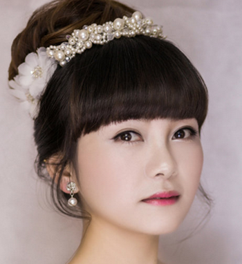 精致甜美浪漫新娘发型