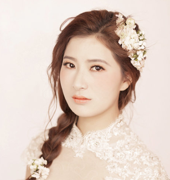 精致甜美浪漫新娘发型