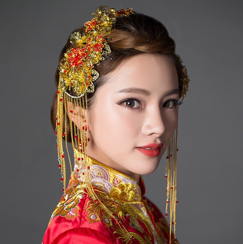新娘头饰怎么选,新娘头饰,中式新娘头饰图片
