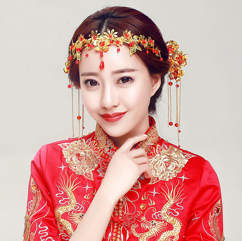 新娘头饰怎么选,新娘头饰,中式新娘头饰图片