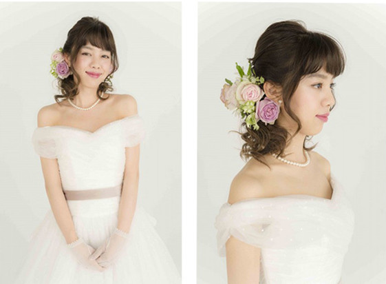 超赞的唯美气质新娘发型