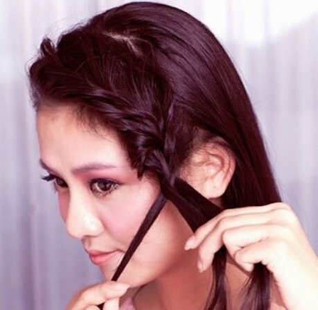 优雅甜美气质新娘盘发教程