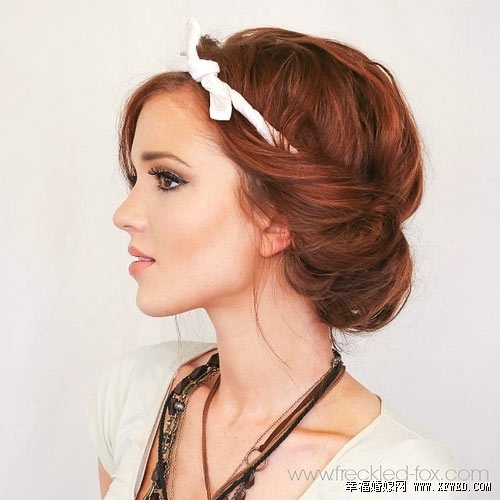 精选7款新娘气质编发 巧藏瑕疵造就完美发型