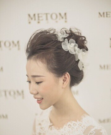 日系自然清新新娘发型精选