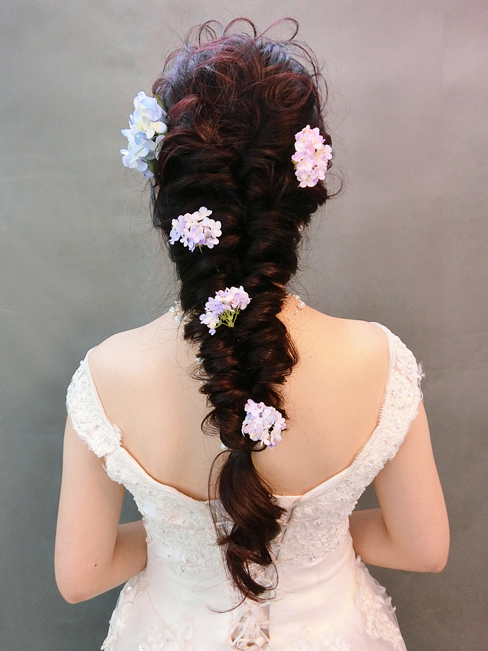 影楼新娘韩式发型图片,韩式新娘发型图片
