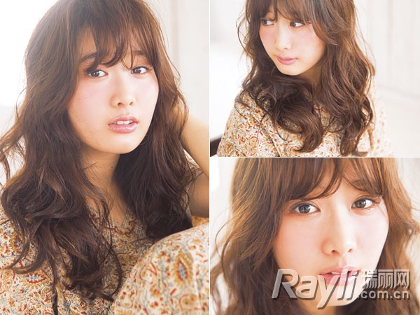 1-3宛如刚起床一般的素颜感卷发