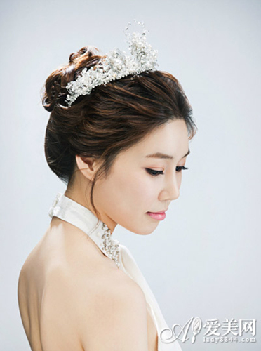 韩式新娘盘发