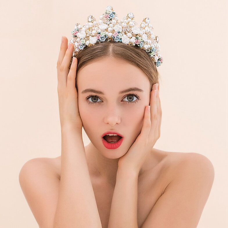 新娘公主头,公主头婚纱发型图片