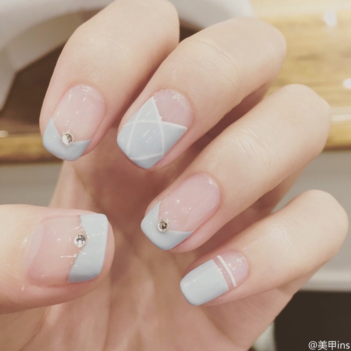 创意个性法式美甲