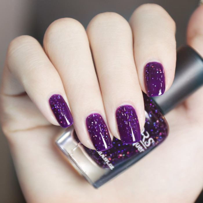 『星空美甲』妖艳的紫色
