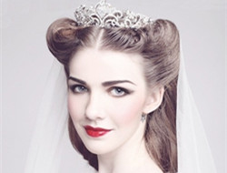 打造唯美温婉气质女王 新娘皇冠头饰图片