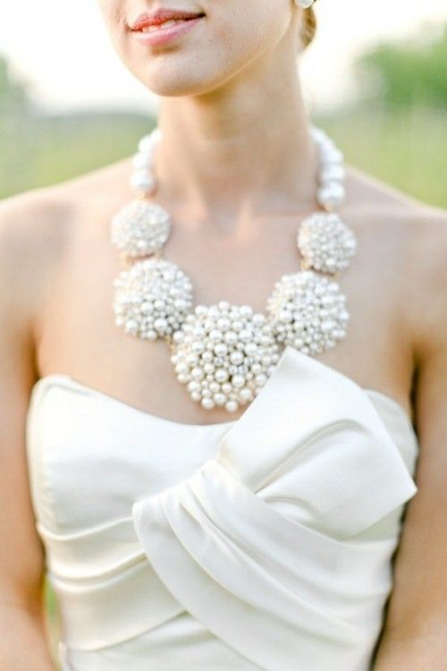 新娘珍珠项链,新娘珍珠首饰,新娘项链