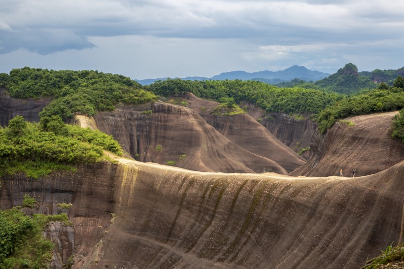 湖南高椅岭丹霞地貌自然风景图片(9张)