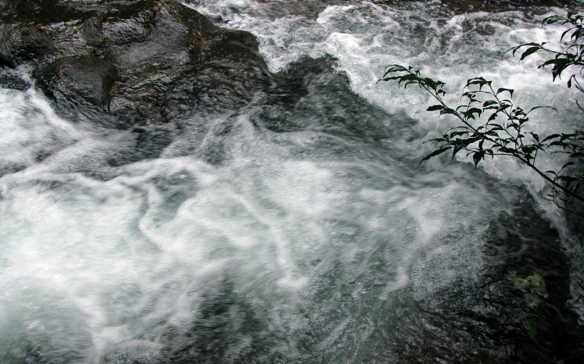 福建武夷山龙川大峡谷自然风景图片(11张)