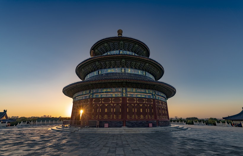 北京天坛公园人文风景图片(10张)