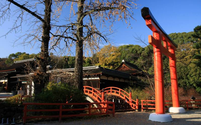 日本下鸭神社红叶高清电脑壁纸