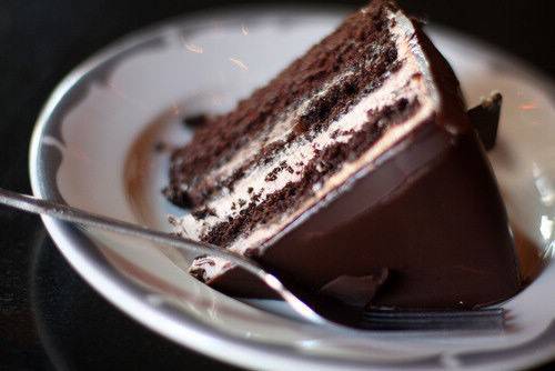 美味巧克力蛋糕味道浓郁