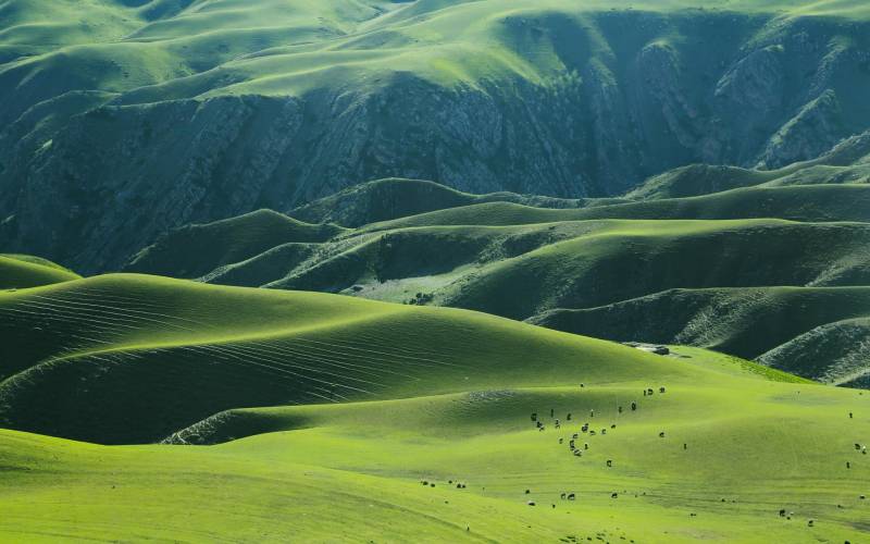 新疆阔克苏大峡谷自然风光组图