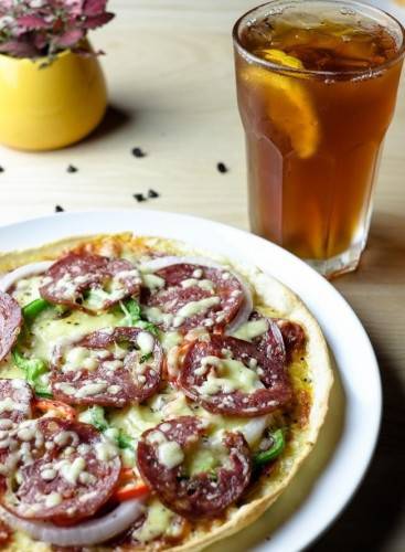 吃货的甜点披萨下午茶图片