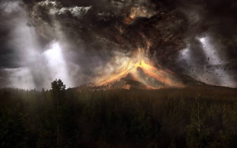 超震撼大自然火山喷发精美壁纸