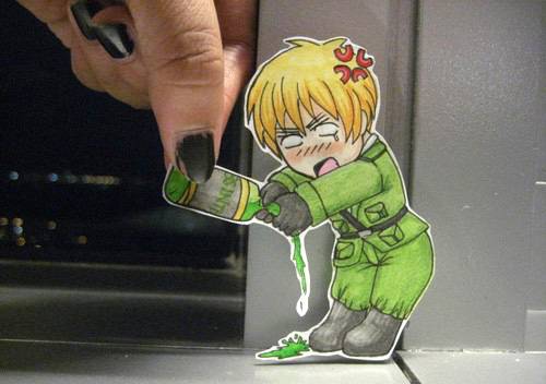 可爱趣味小纸人创意图片