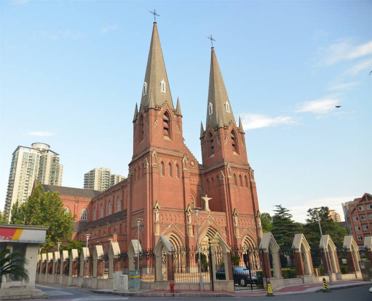 匿名网友上海徐家汇天主教堂摄影图片