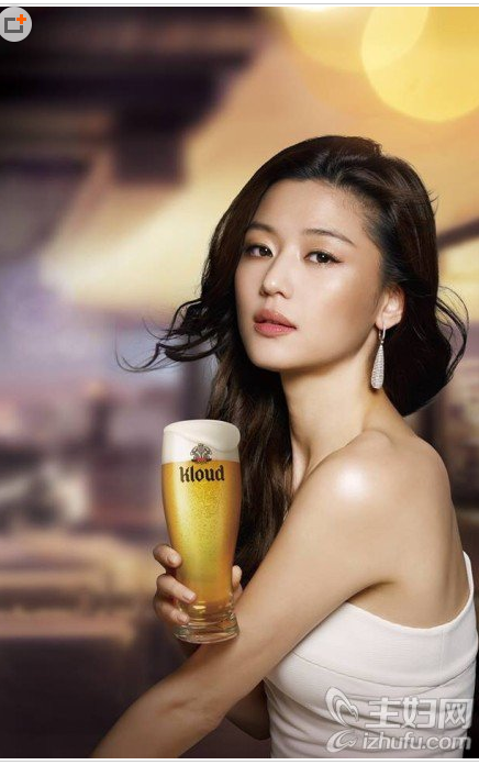 全智贤拍啤酒广告 展露性感迷人风彩