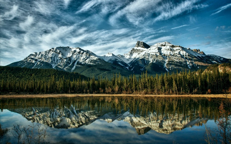 加拿大山川湖泊风景优美如画