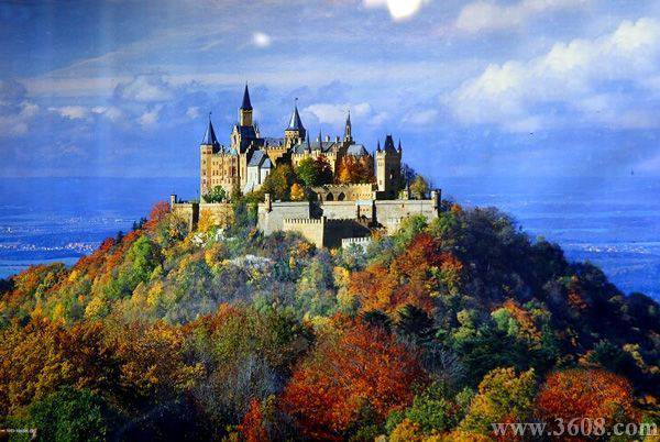 德国霍亨索伦城堡风景壁纸图片