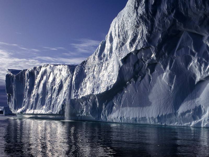 极地冰山雪景高清图片