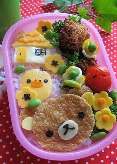 可爱的日式早餐创意便当图片