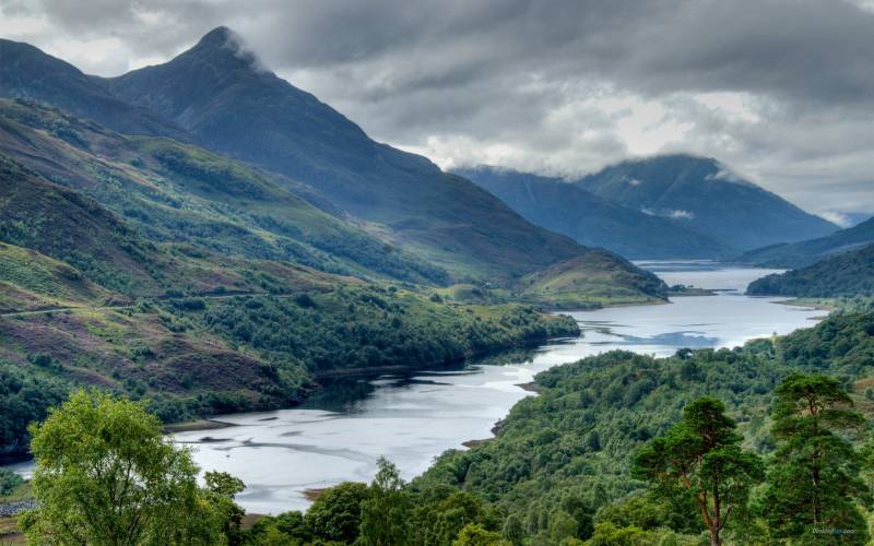 雄伟壮美的苏格兰自然山水风景图片