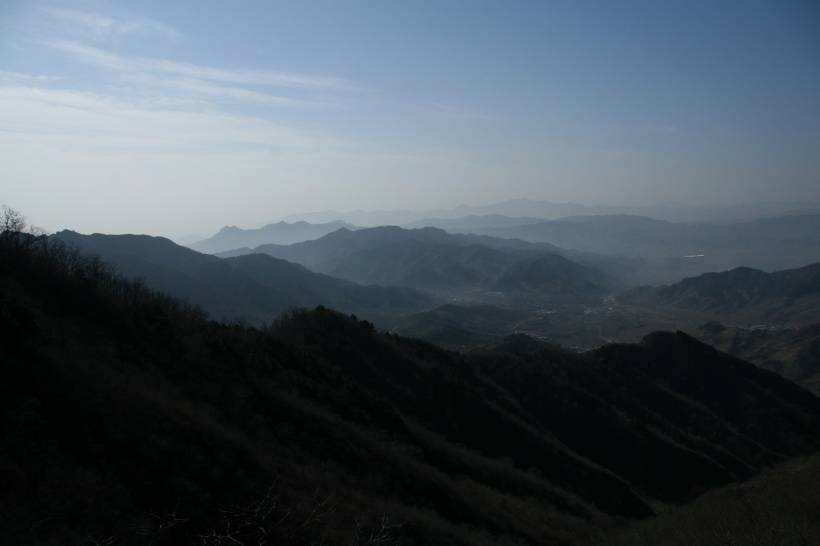 风景秀丽慕田峪长城高清图片