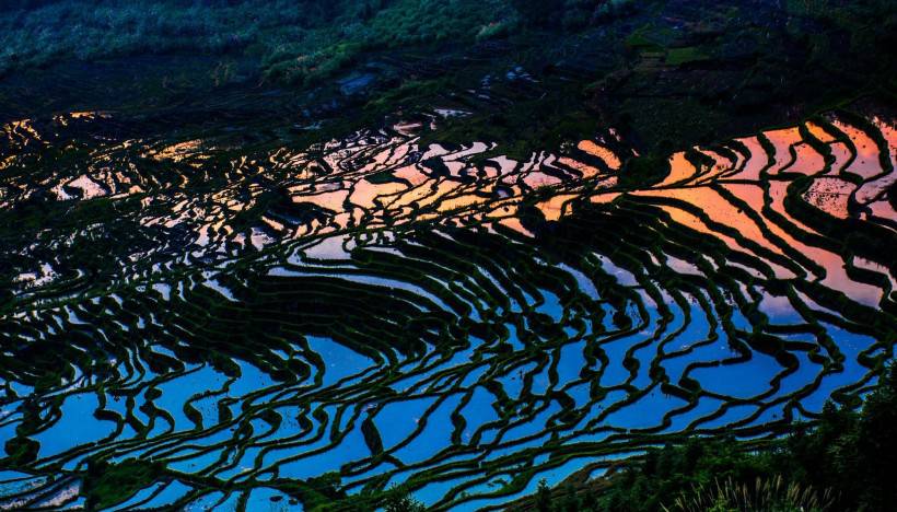 福建尤溪联合梯田风景图片