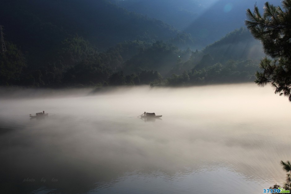 高清朦胧雨雾梦境摄影