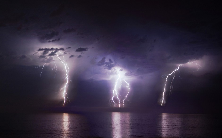 雷雨闪电超震撼自然奇观高清图片