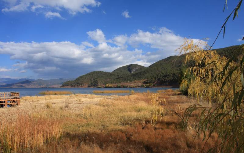 泸沽湖山水风景图片精选壁纸