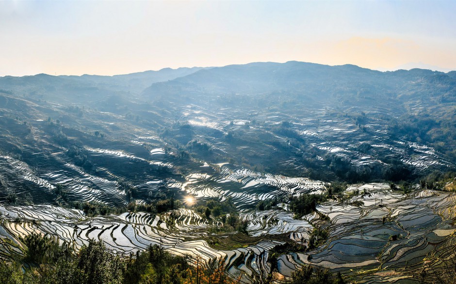 云南乡村田野风景图片壁纸