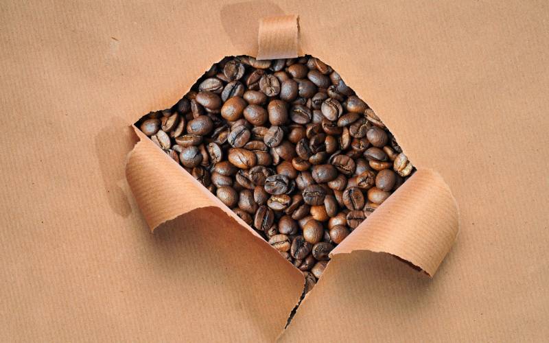 精致咖啡豆高清美食图片