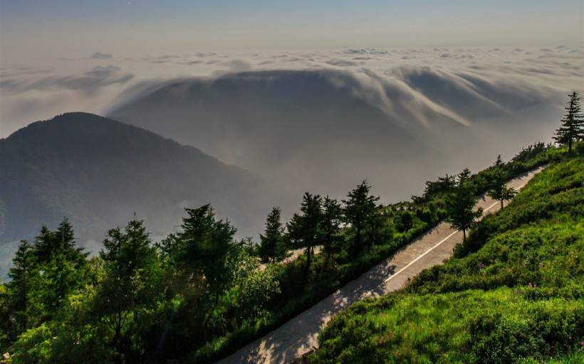 北京雾灵山高清旅游风景图片壁纸