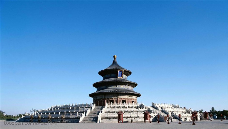 壮丽名胜古迹北京天坛公园高清风景壁纸