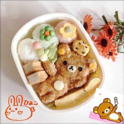 美味的日式轻松熊料理图片