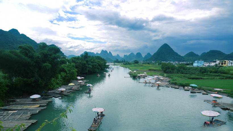 桂林山水风景图片壁纸高清特写