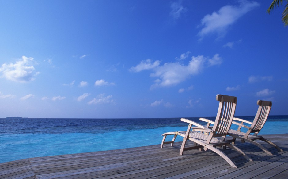 浪漫马尔代夫唯美意境海景图片