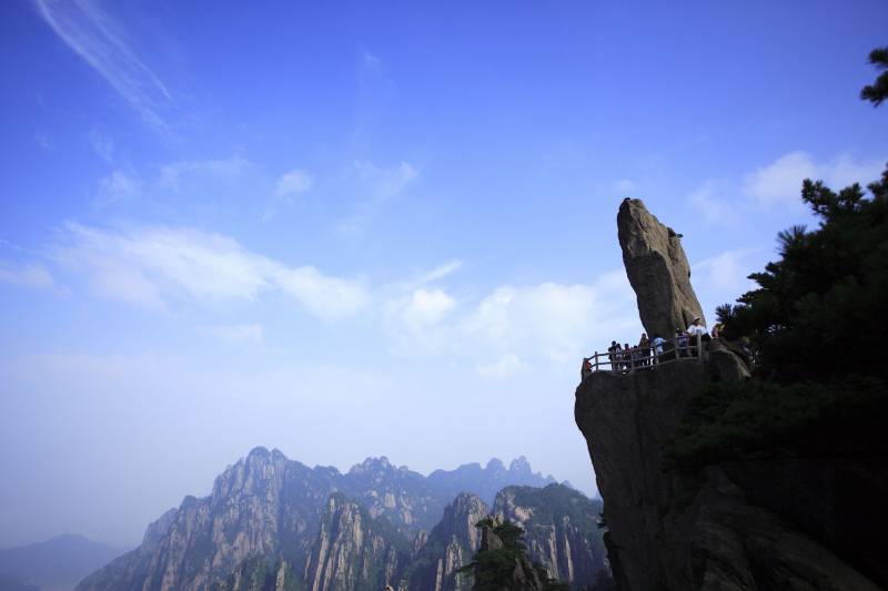 黄山奇峰怪石壮丽风景高清图片