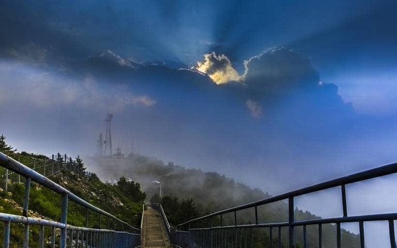 北京雾灵山高清旅游风景图片壁纸