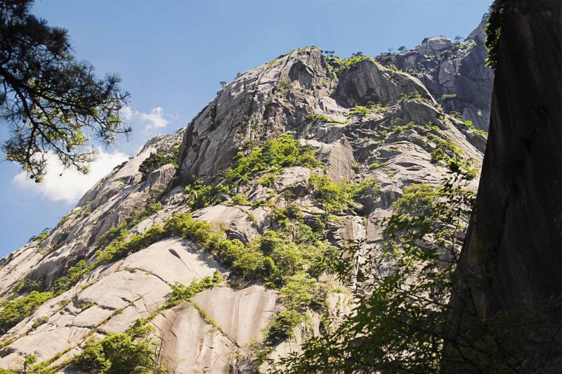 文化景点黄山迎客松高清风景图片