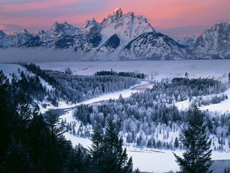 高山雪景唯美图片合集