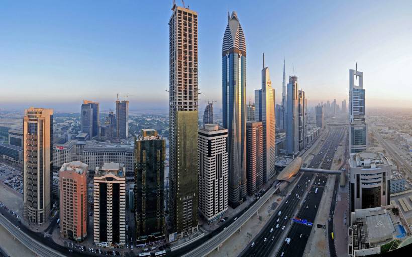 迪拜高楼建筑超清晰壁纸大全